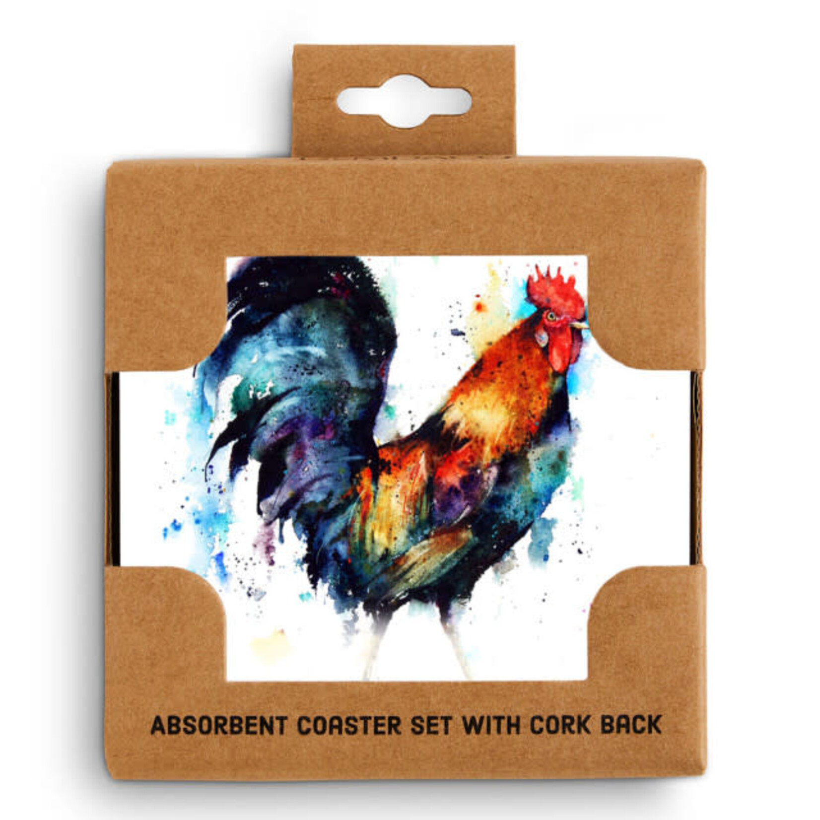 Dean Crouser Rooster Coasters - Set of 4