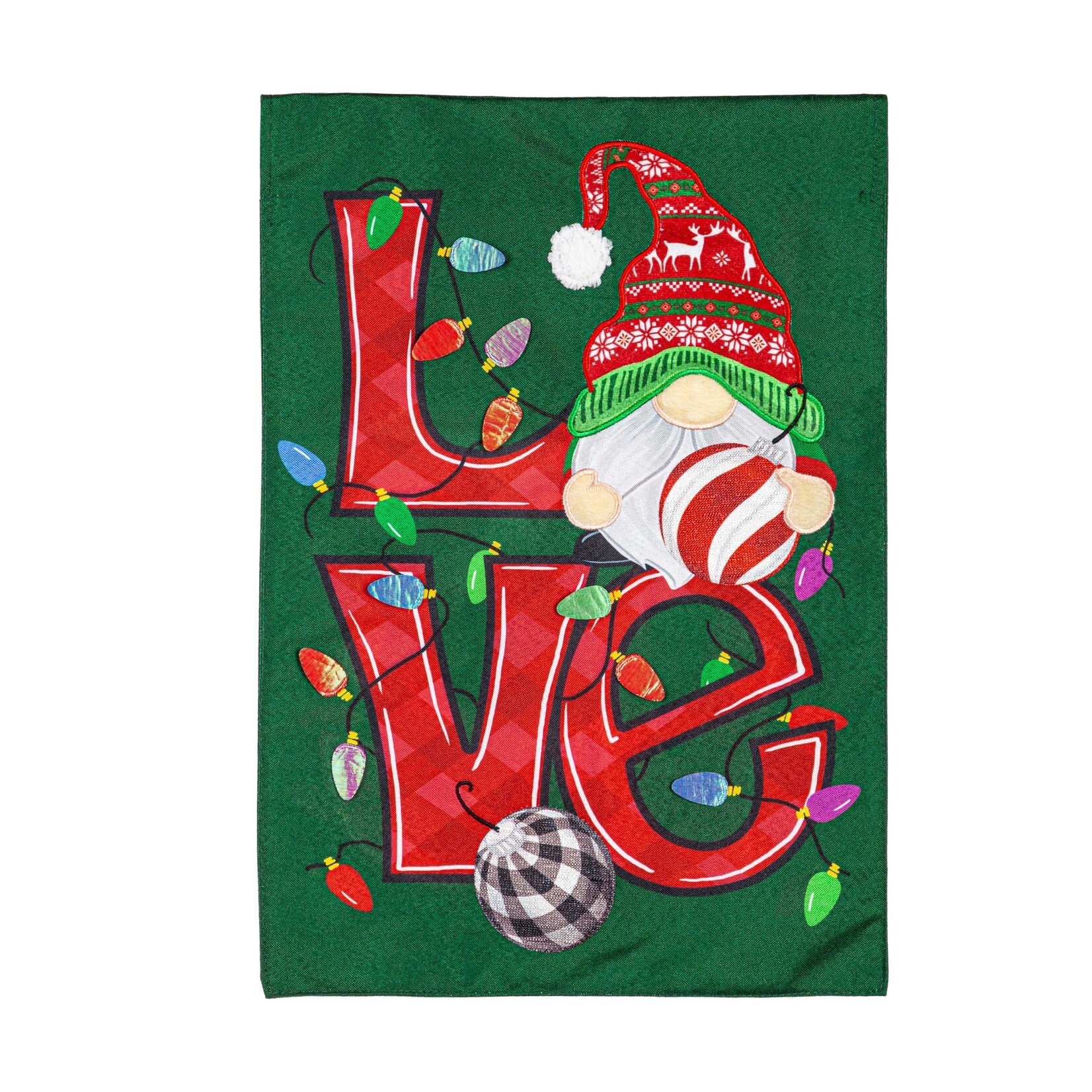 Love Linen Garden Flag