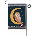 Studio M Nighttime Owl Garden Flag