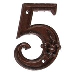 Cast Iron House Number 5 (H8)