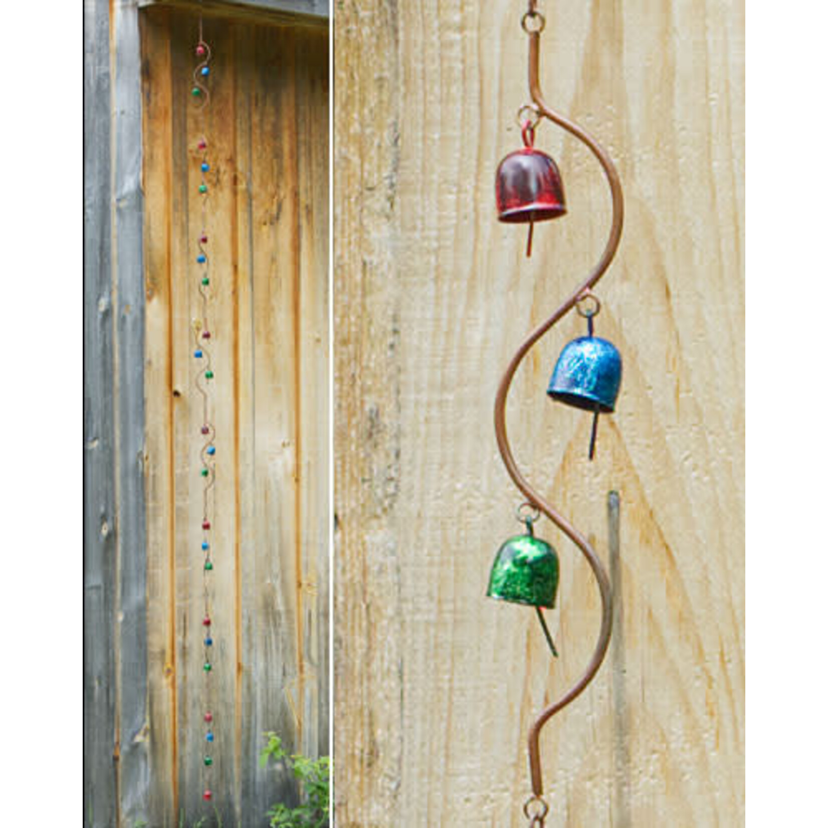 Spiral Bells Rain Chain