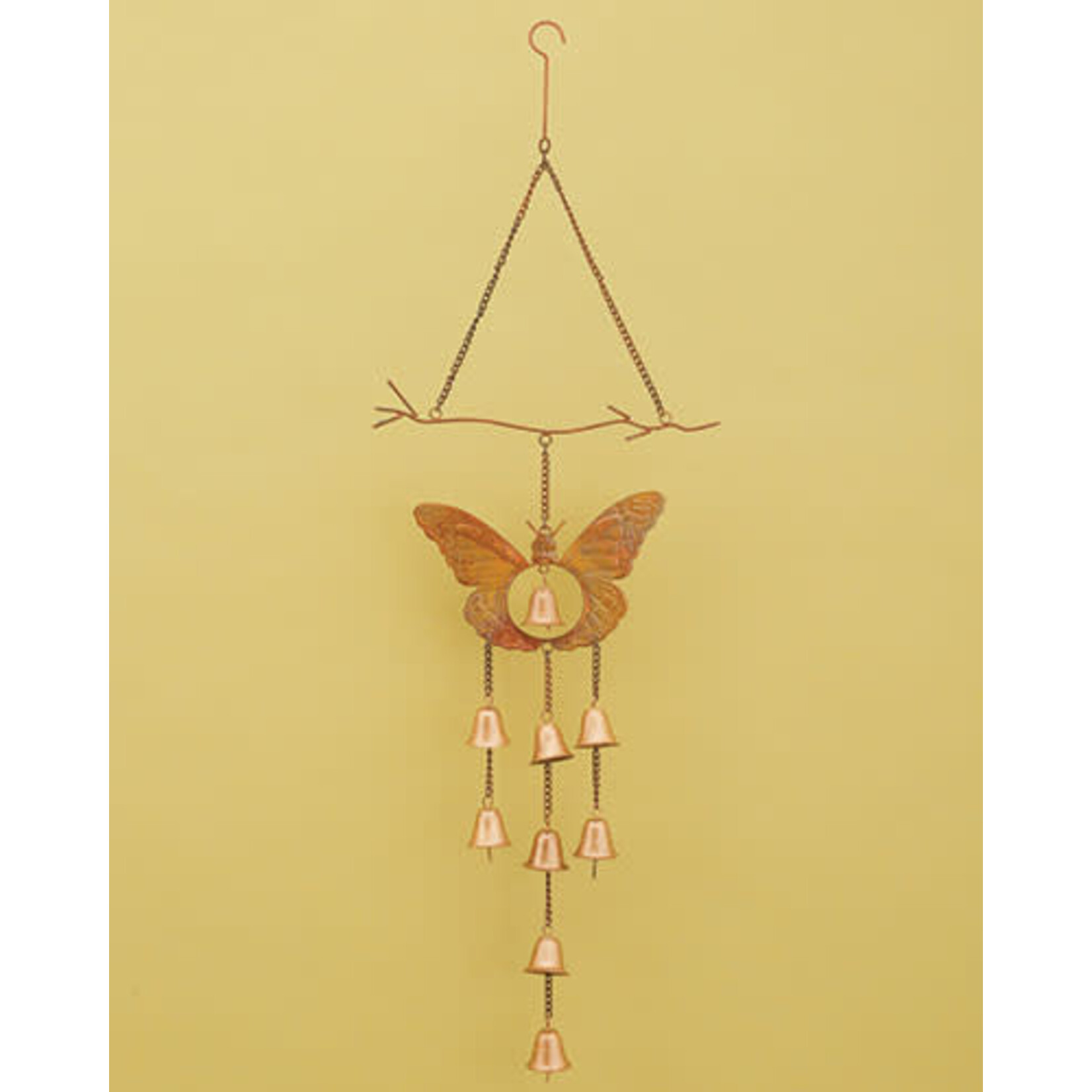 Butterfly With Bells Wind Chime (G13)