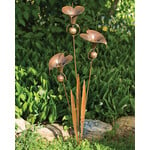 Flamed Triple Calla Lily Stake