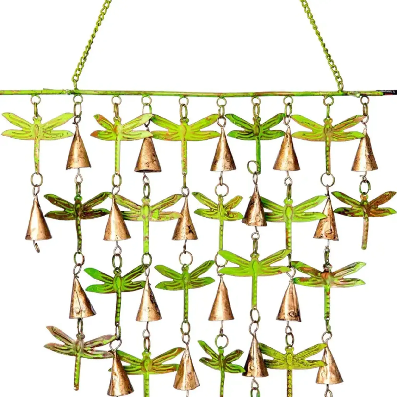 Shimmering Bells Dragonflies (Green)