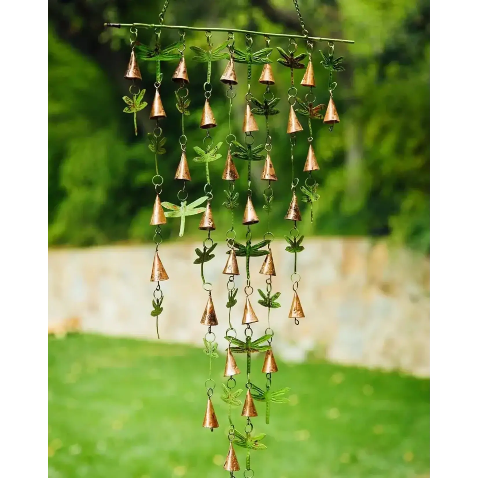 Shimmering Bells Dragonflies (Green)