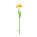 Spinning  Yellow Flower Stake