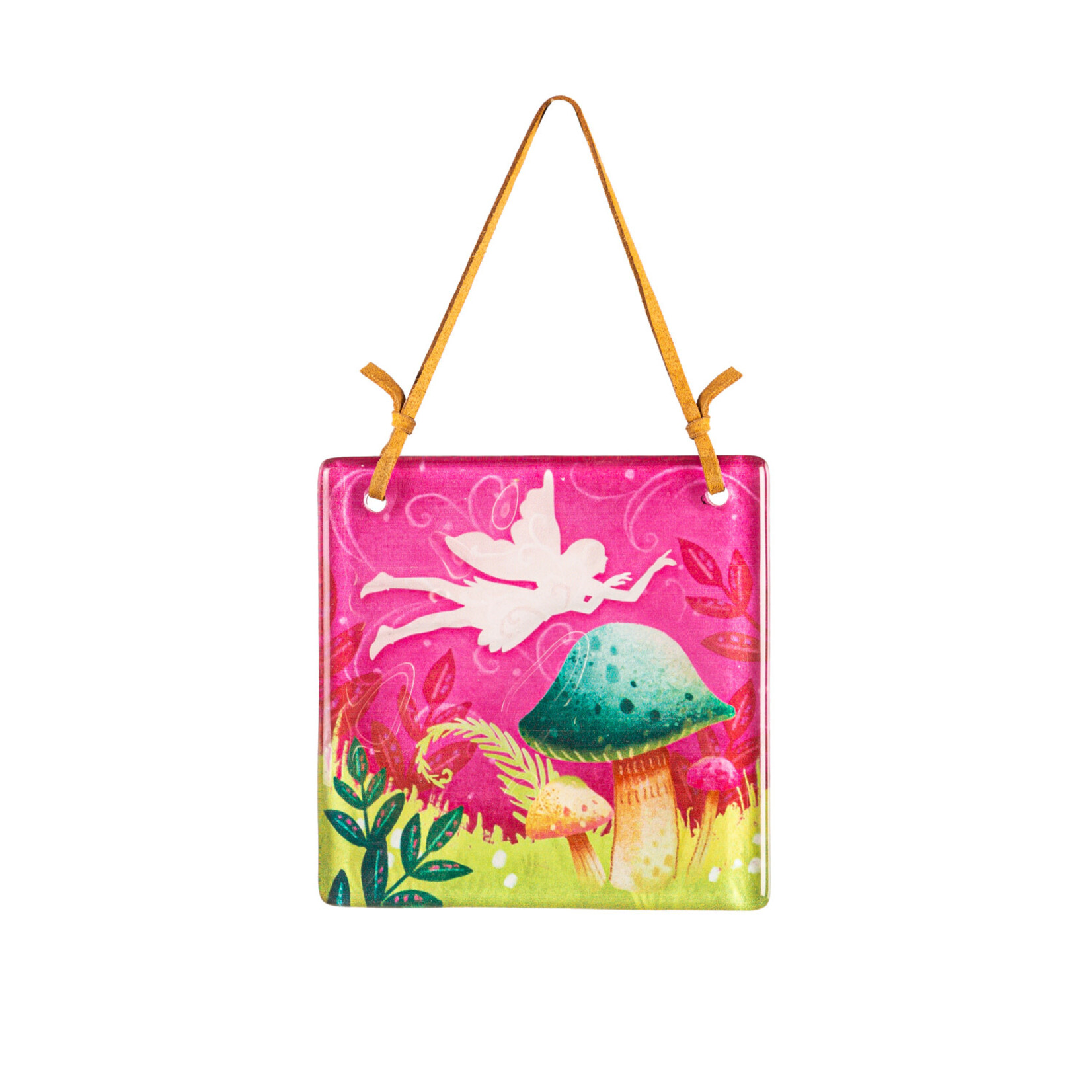 Fairy Garden Suncatcher  - Pink