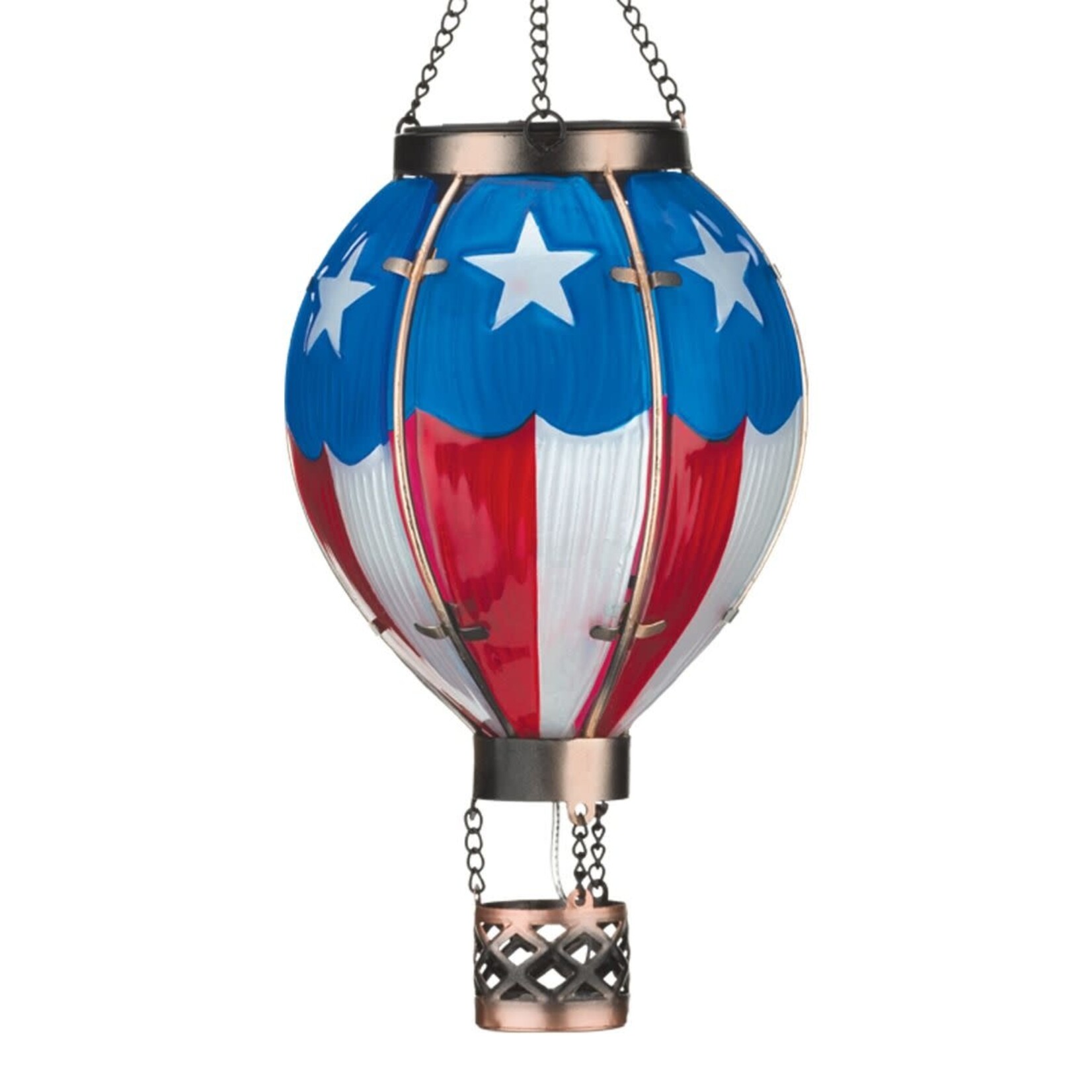 Regal Art & Gift Hot Air Balloon Solar Lantern SM - Americana
