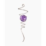 Spinfinity Crystal Spiral Tail  Silver/ Purple  (B5 BS)