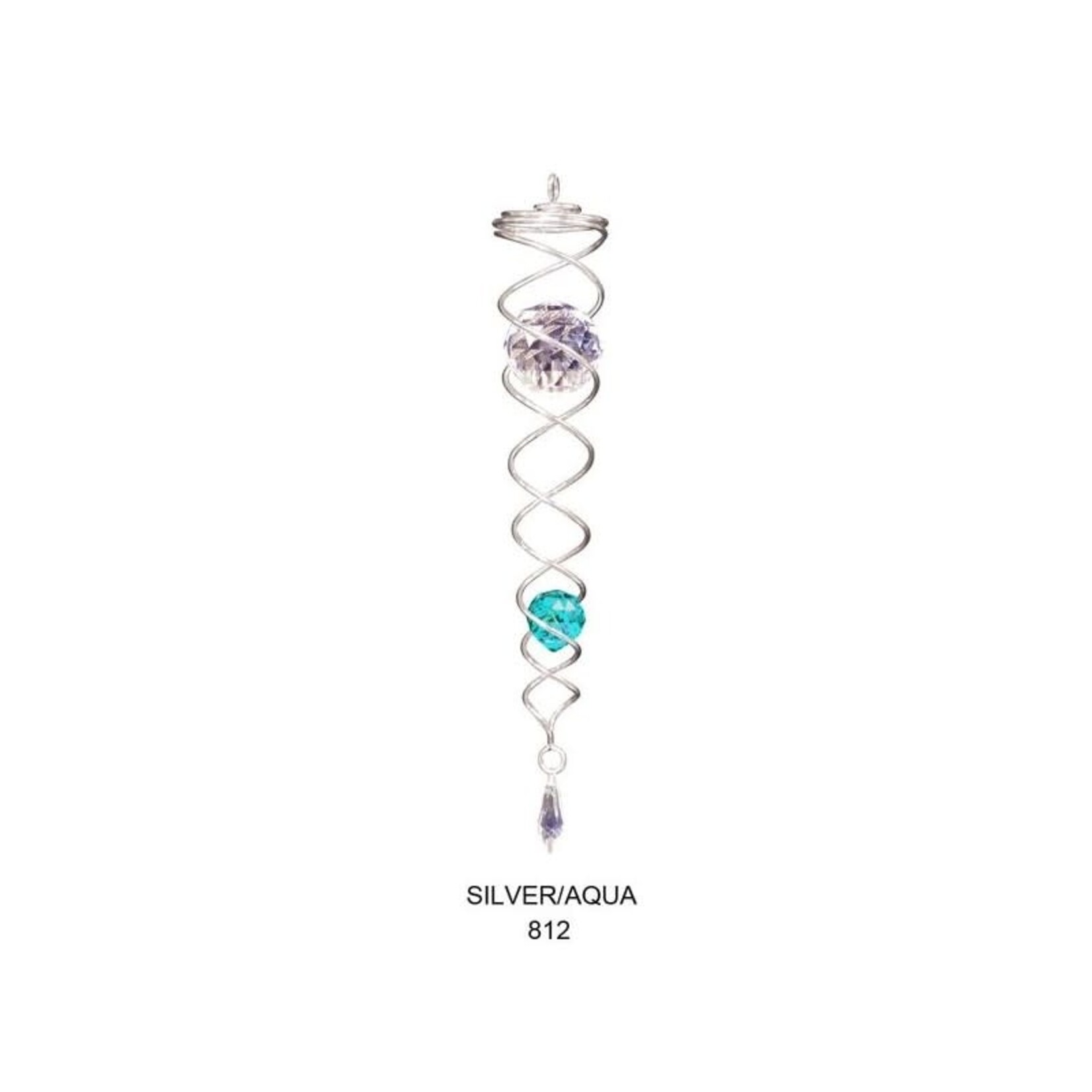 Spinfinity Crystal Silver/Aqua Twister  (B5 BS)