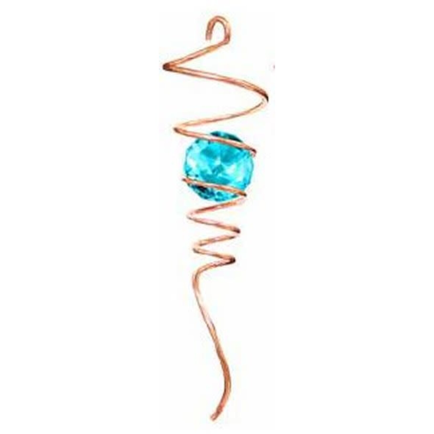 Spinfinity Crystal Spiral Tail Gold/Aqua  (B5 BS)