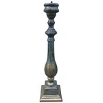 Aluminum Spindle Sundial  Pedestal Brass  Finish
