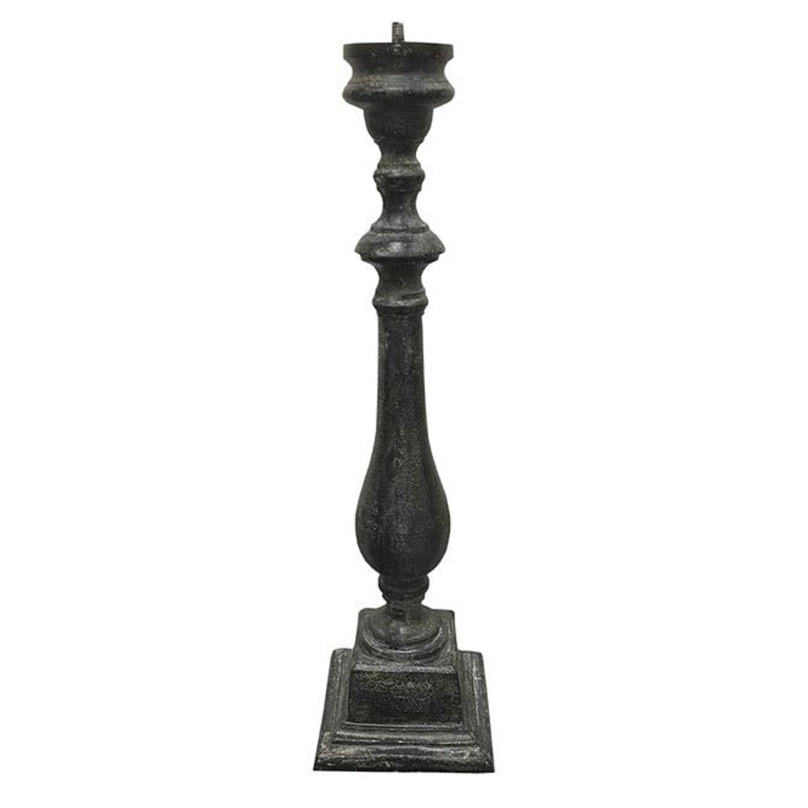 Cast Aluminum Spindle Sundial Pedestal (Bag Shelf)