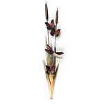 Copper Art LLC Dragonfly With Cattails Wall Hanging