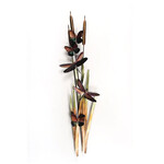 Copper Art LLC Dragonflies with Cattails Large