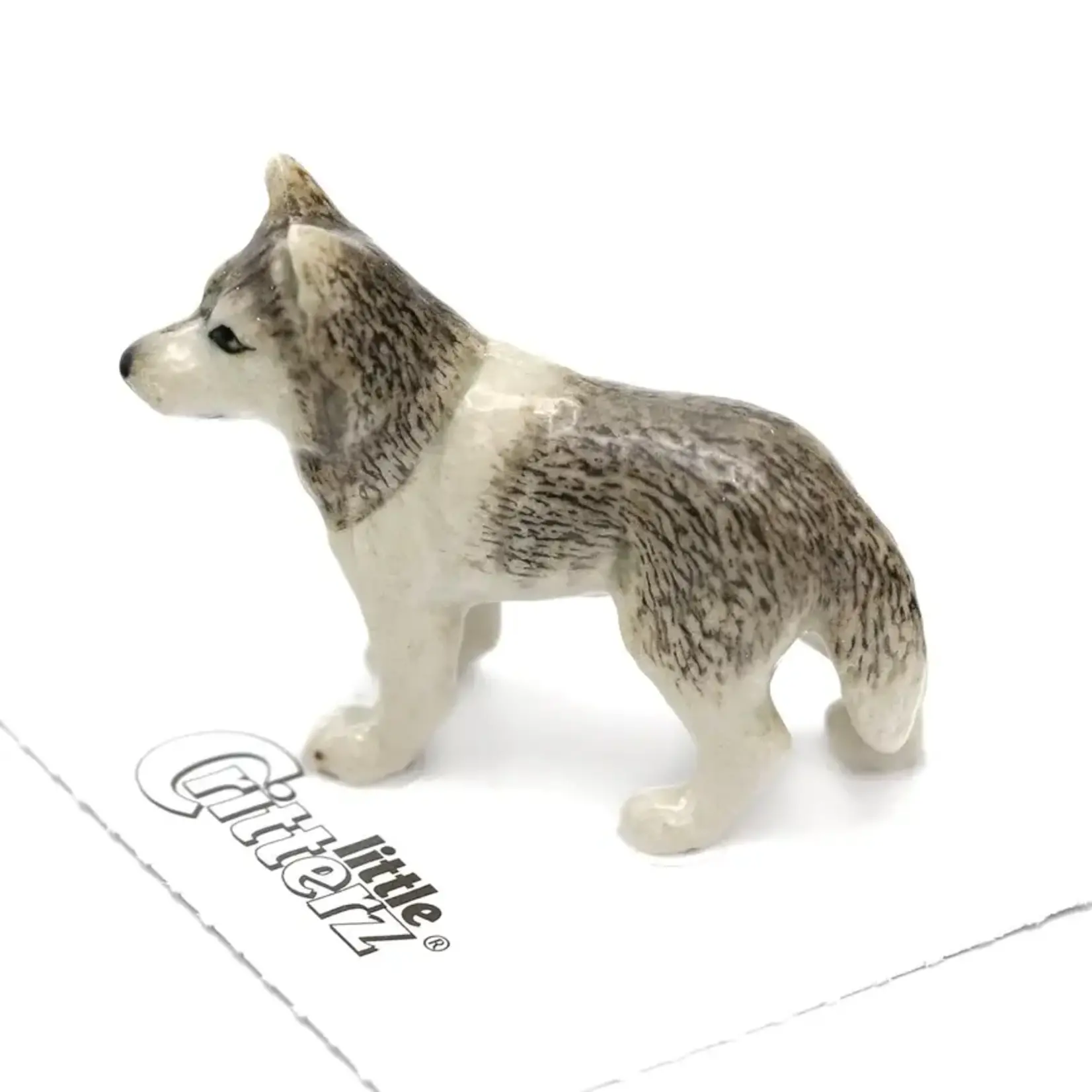 Little Critterz Dog - Siberian Husky Miniature (blk pantry)
