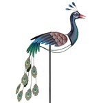 Regal Art & Gift Ball Rocker Stake  -  Peacock