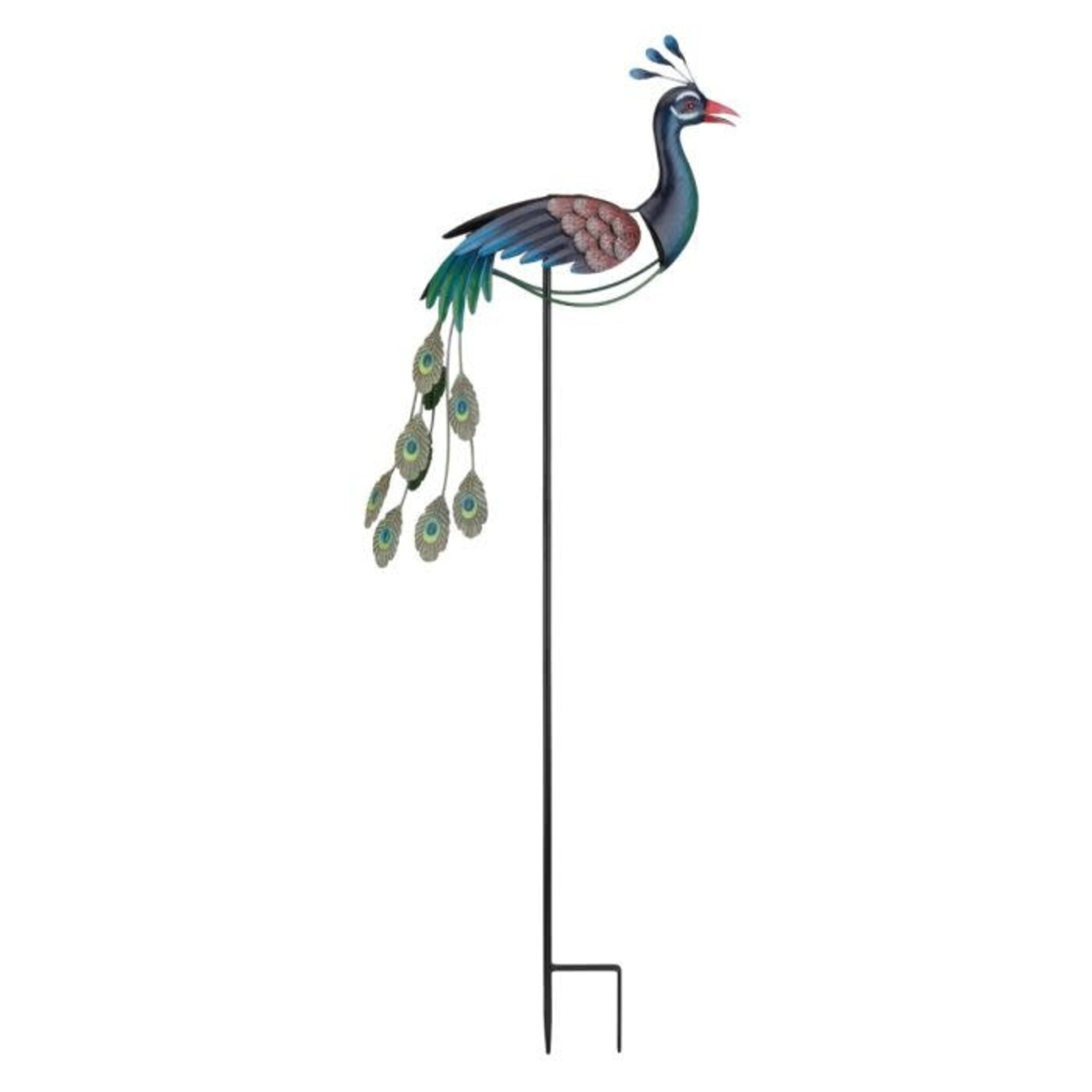 Regal Art & Gift Ball Rocker Stake - Peacock