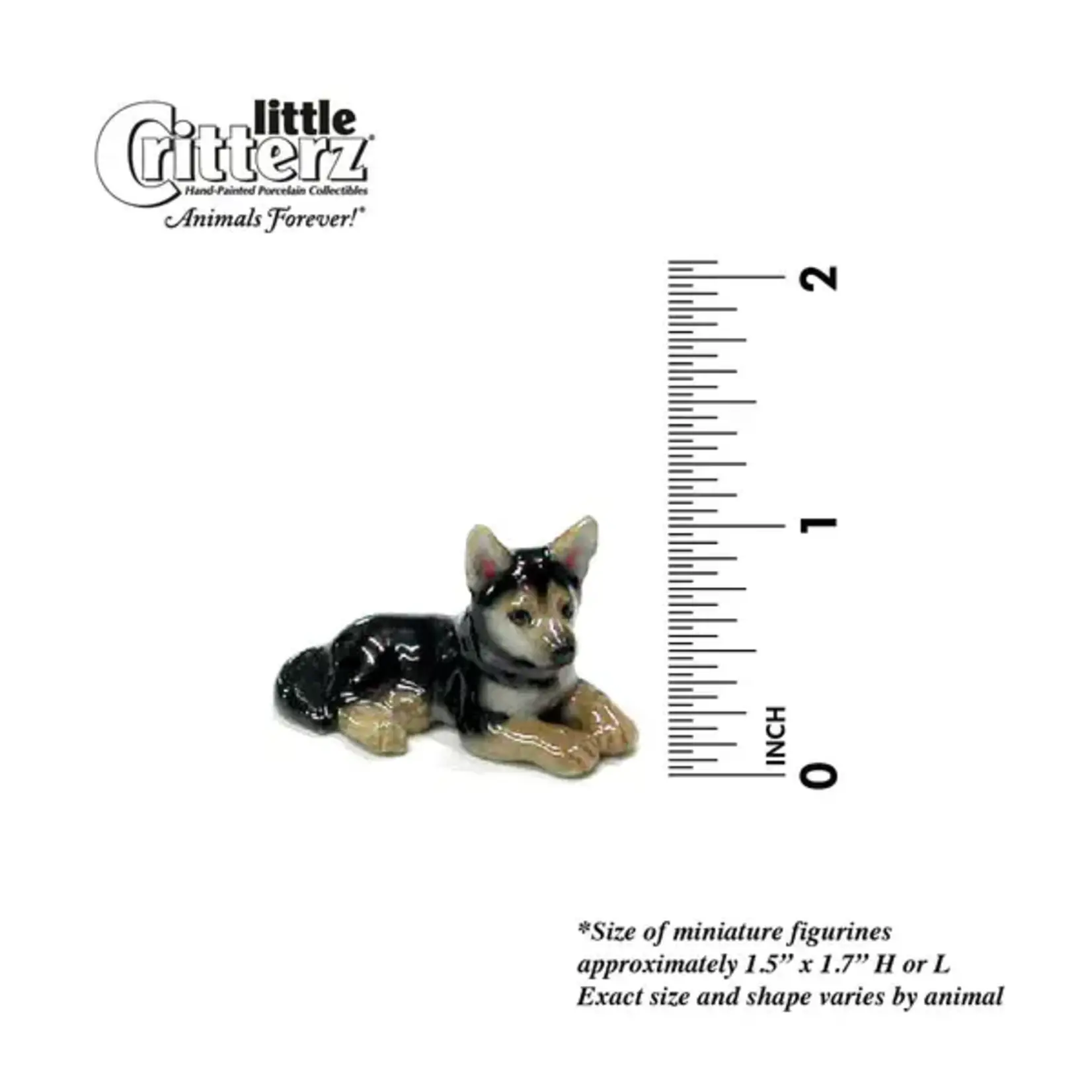 Little Critterz Tracker German Shepard (blk pantry)