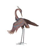 Regal Art & Gift Copper Patina Heron Preening-NOW 30% OFF