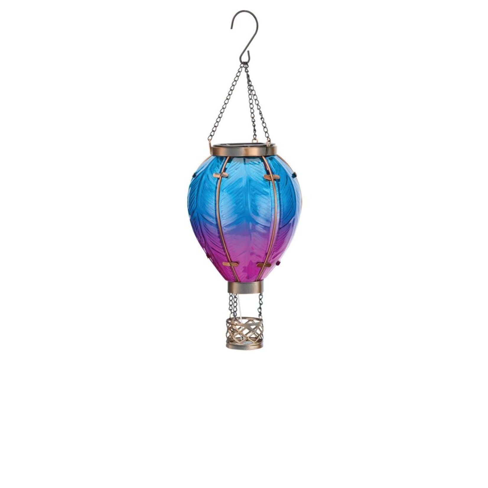 Regal Art & Gift Hot Air Balloon Solar Blue