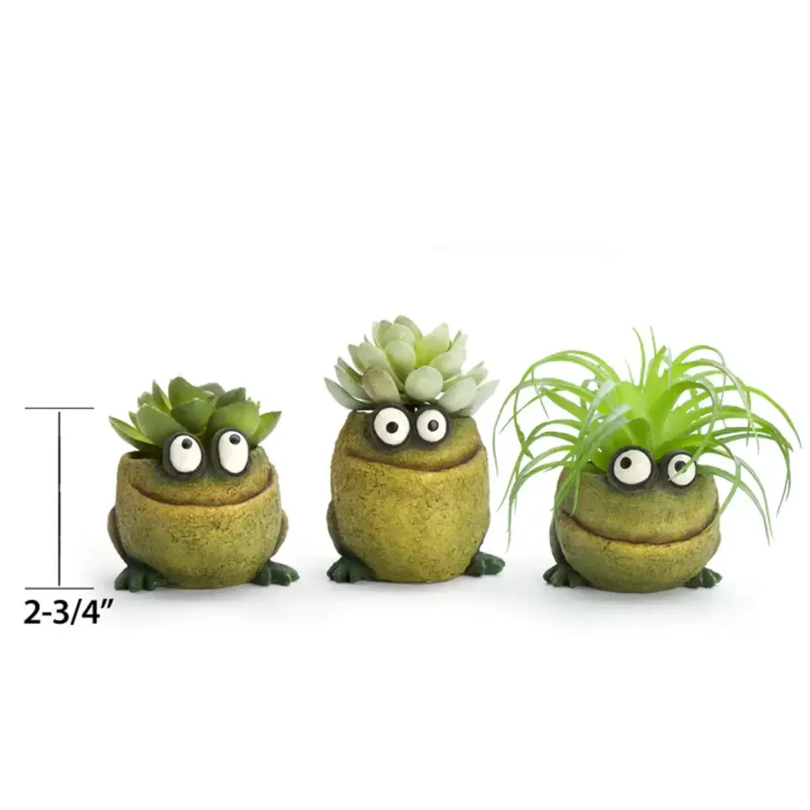 Blobhouse Blobhouse Baby Frog Mini Planter Pose Three