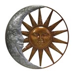 Regal Art & Gift Galvanized  Sun & Moon