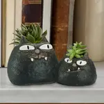 Blobhouse Blobhouse Spooky And Fang Cat Planters