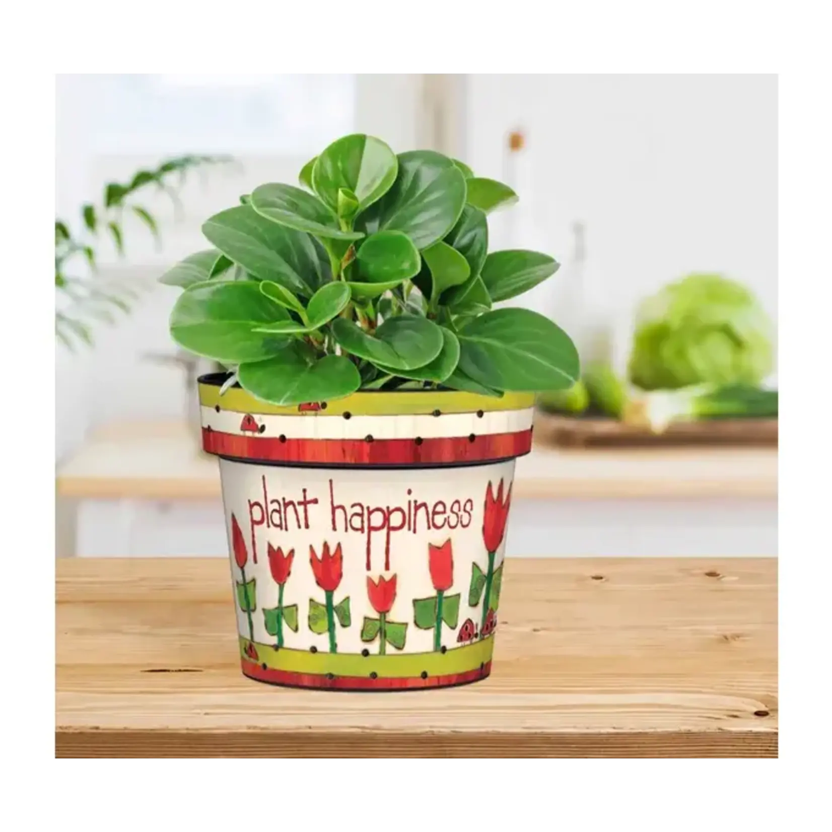 Plant Happiness 6" Art Pot