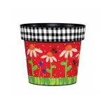 Bugs and Blooms 6" Art Pot Was 21.00 Now 9.99