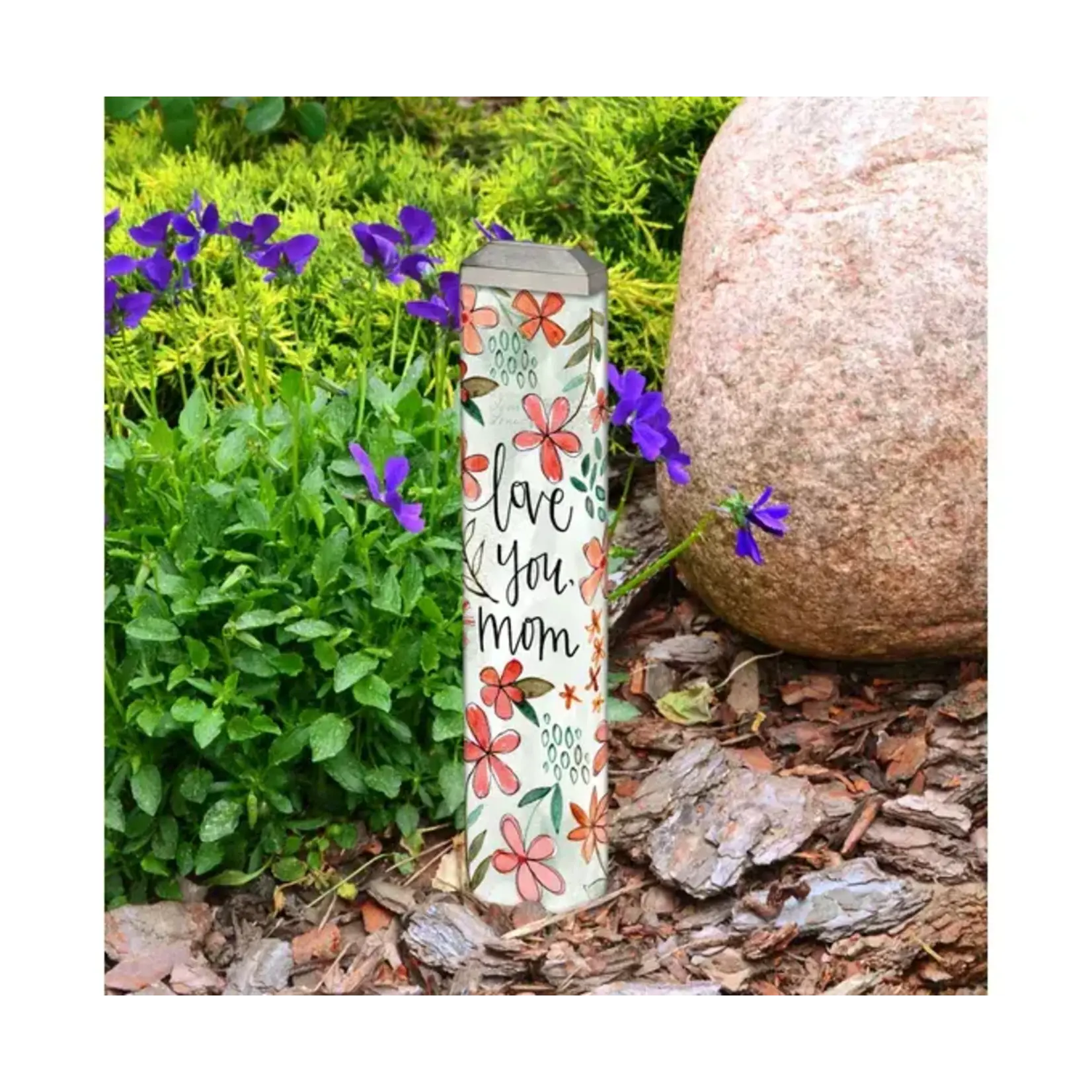 Love You Mom - 13" Mini Art Pole