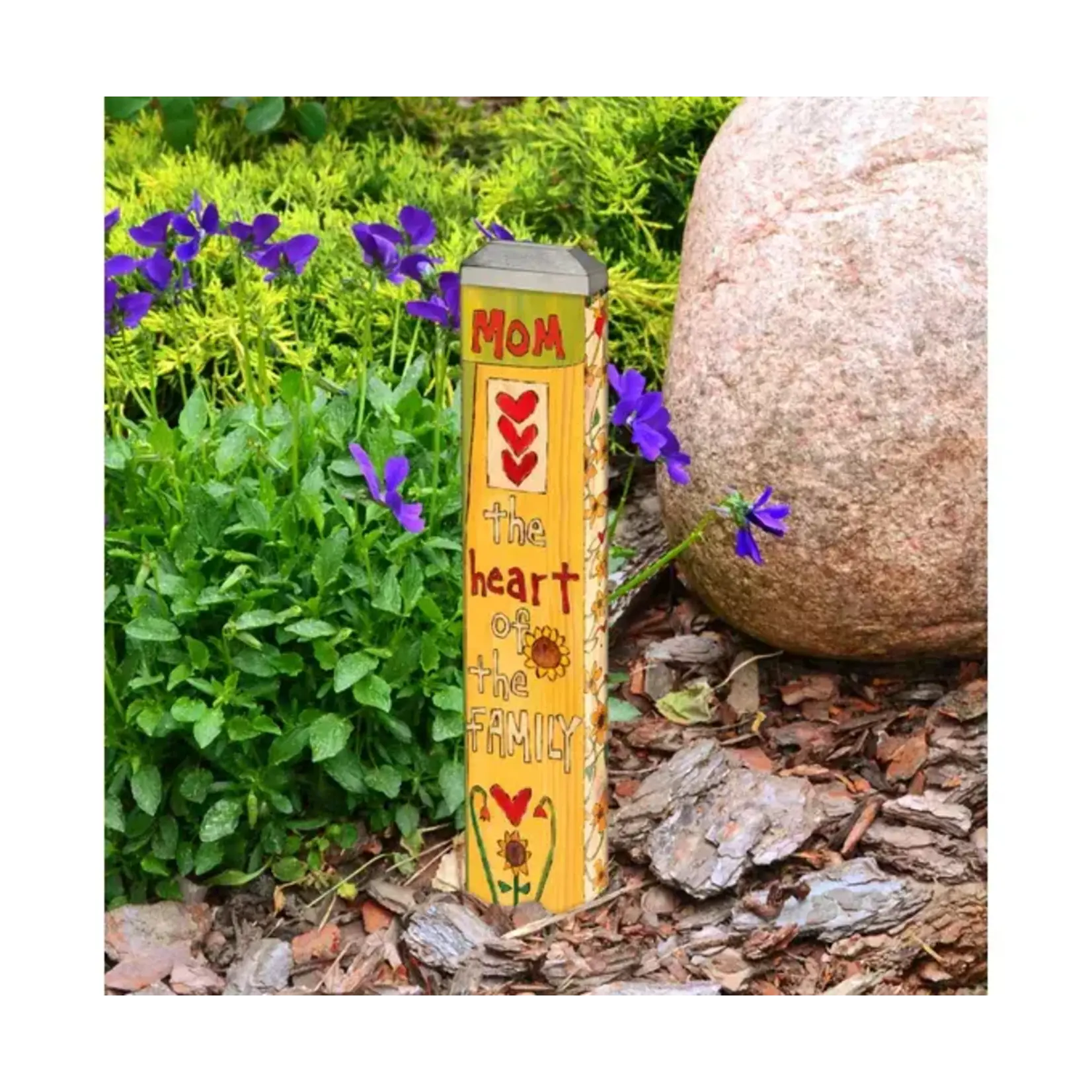 Heart of the Family 13" Mini Art Pole