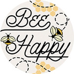 Bee Happy Car Coaster