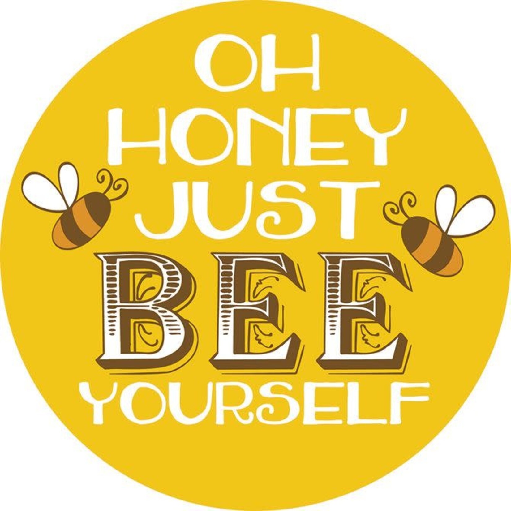 Bee Yourself Car Coaster