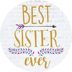 Best Sister Car Coaster