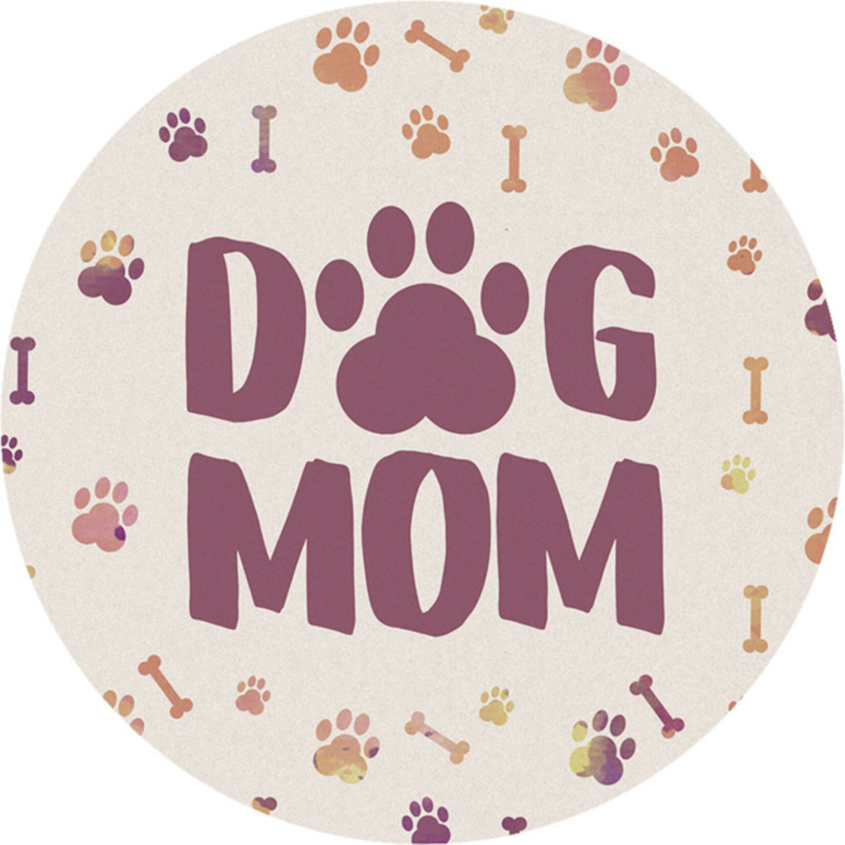 Dog Mom Car Coaster