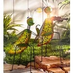 Solar Rustic Mantis with arms up