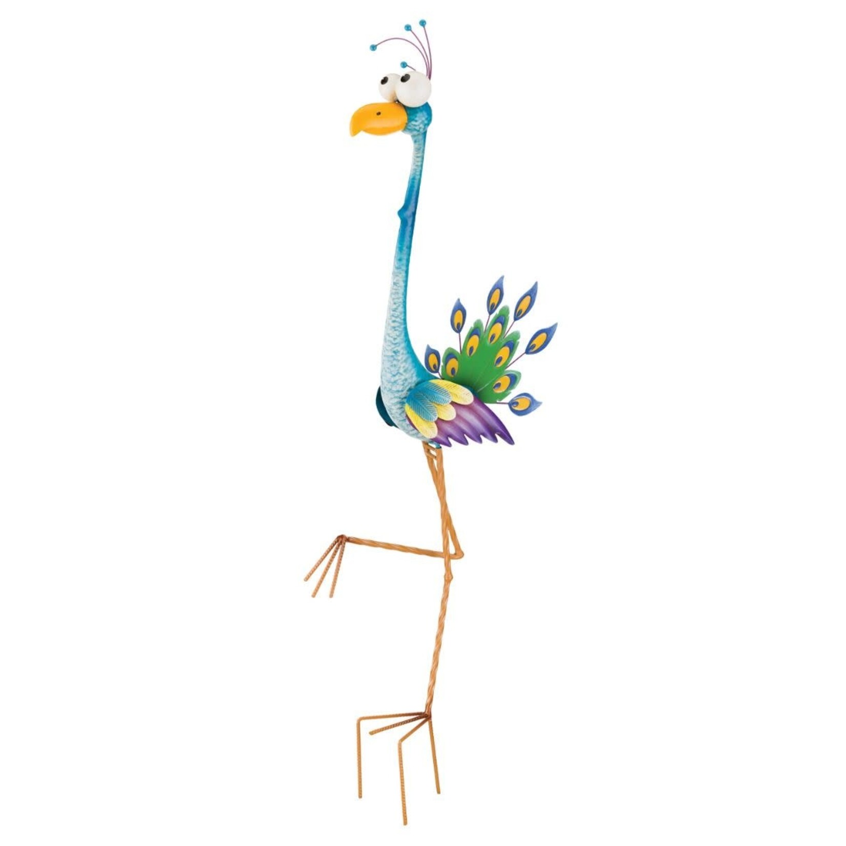 Regal Art & Gift Goofy Bird  Stake - Peacock