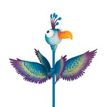 Regal Art & Gift Goofy Spinner Stake - Peacock