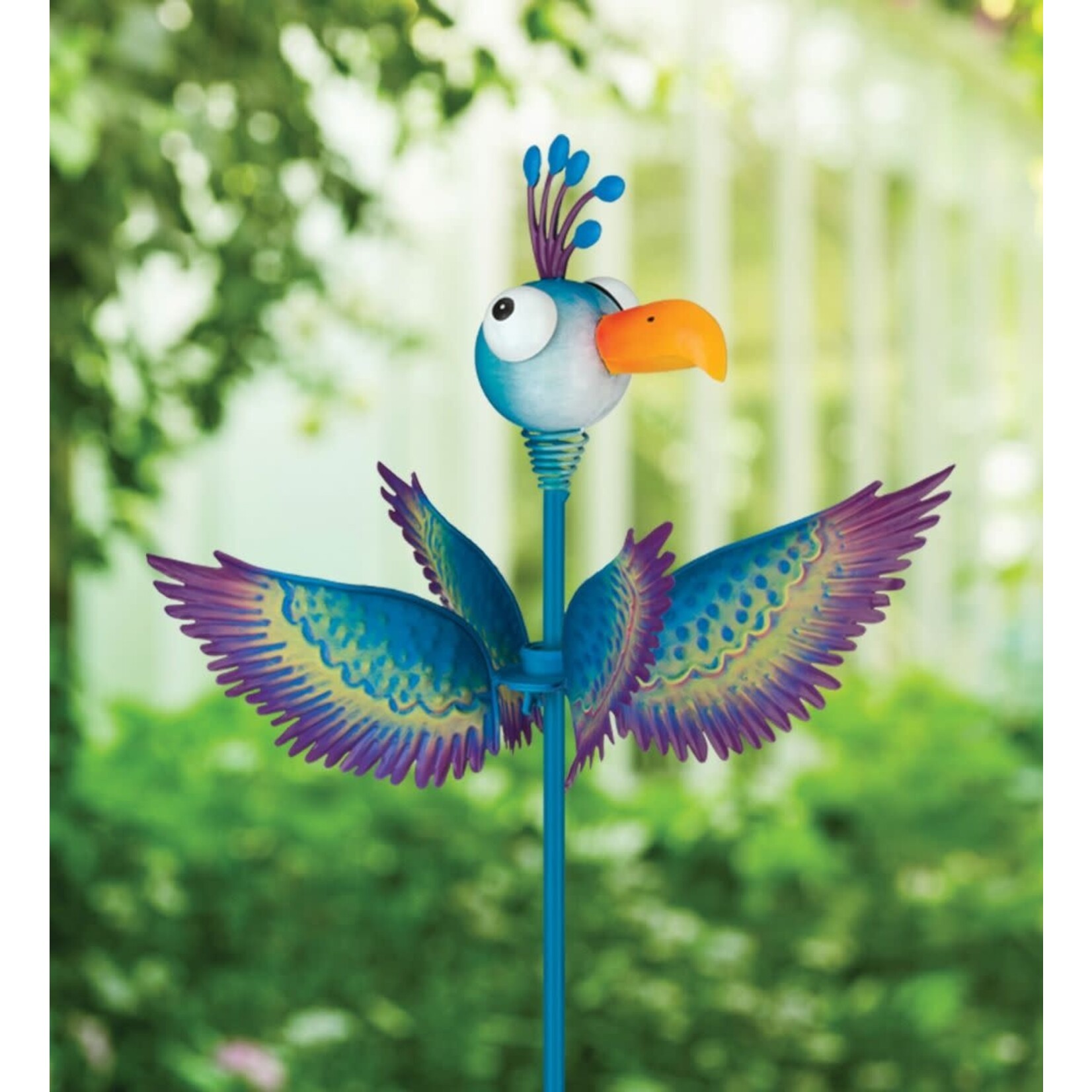Regal Art & Gift Goofy Spinner Stake - Peacock