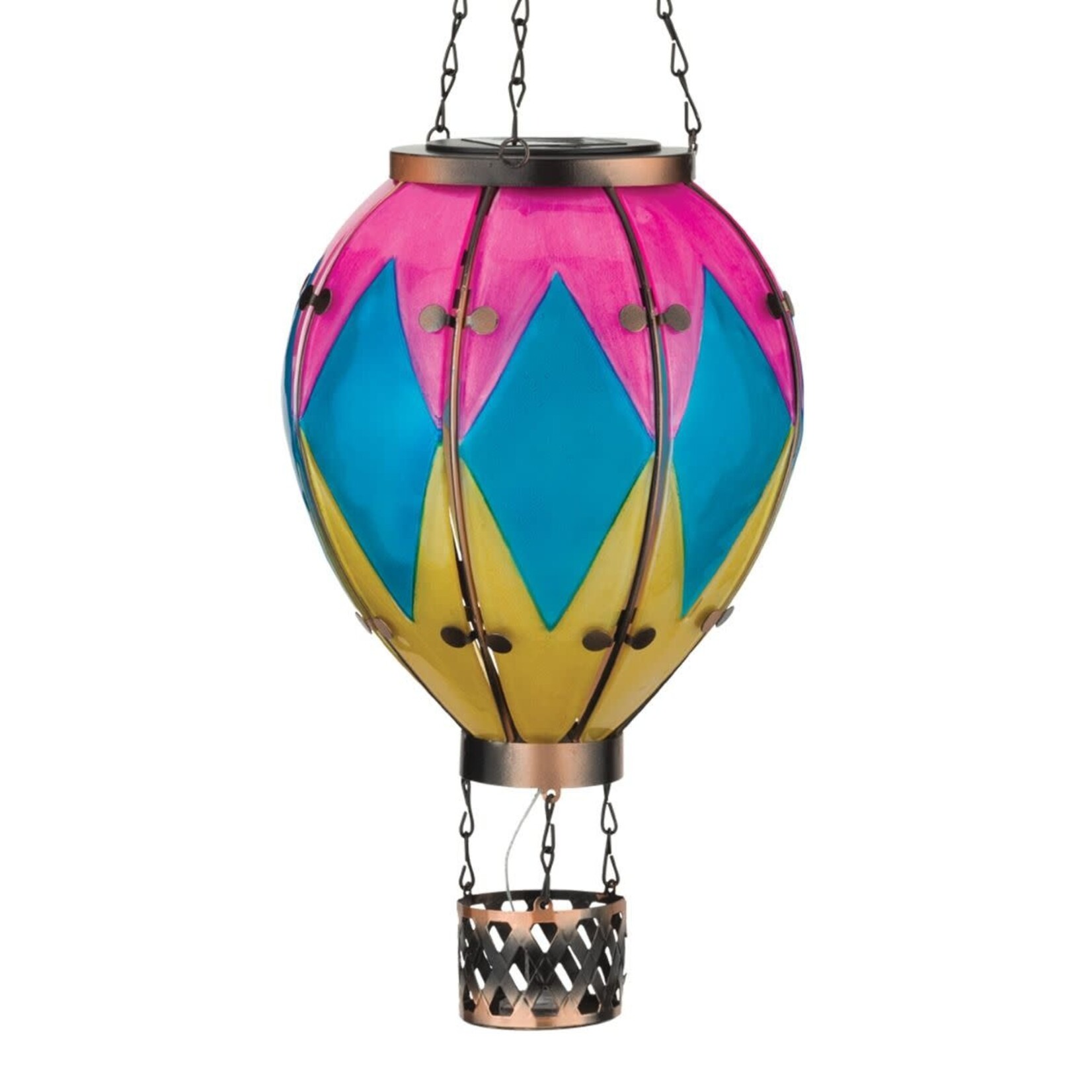 Regal Art & Gift Hot Air Balloon Solar Lantern Large - Diamond