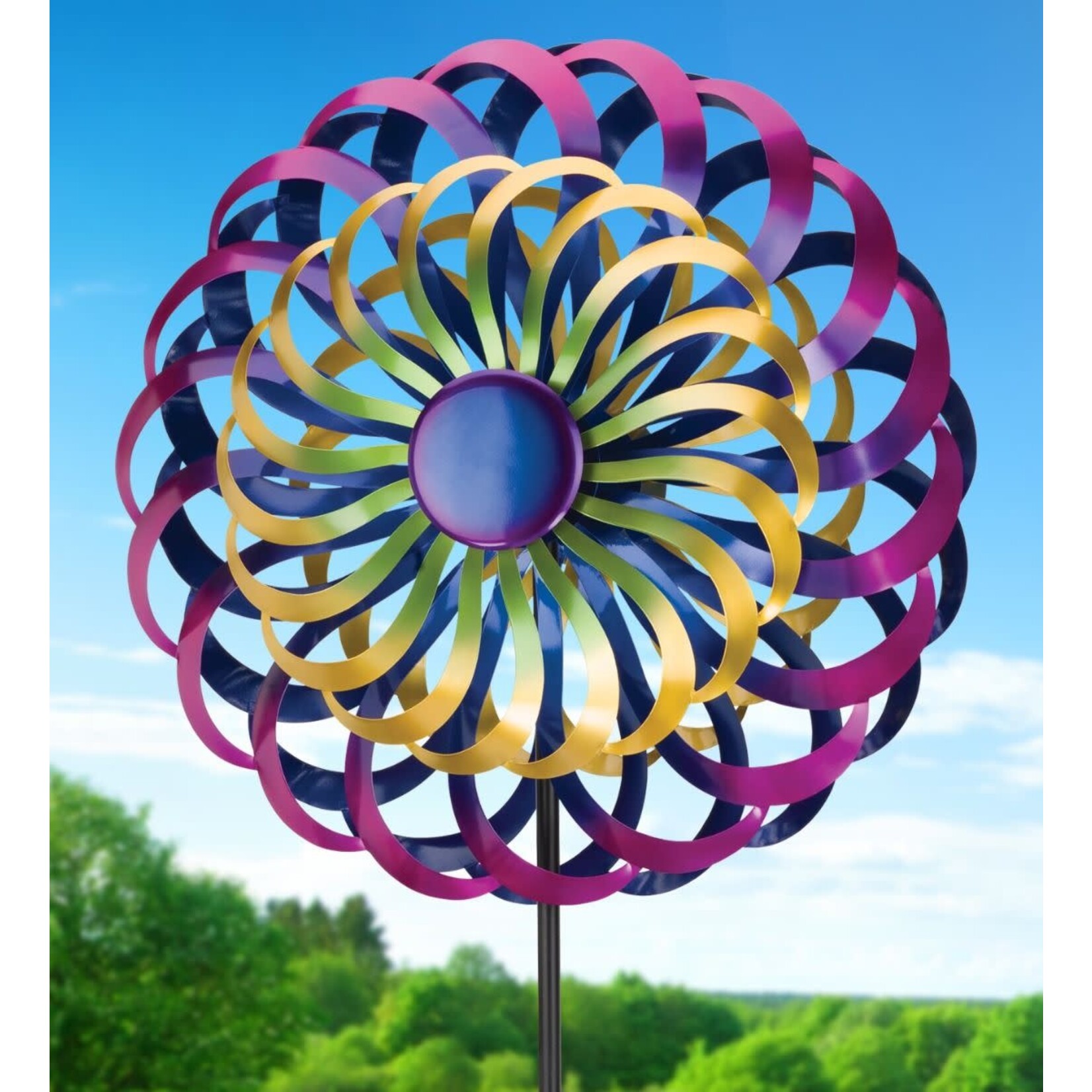 Regal Art & Gift Hypno Wind Spinner Stake 85"