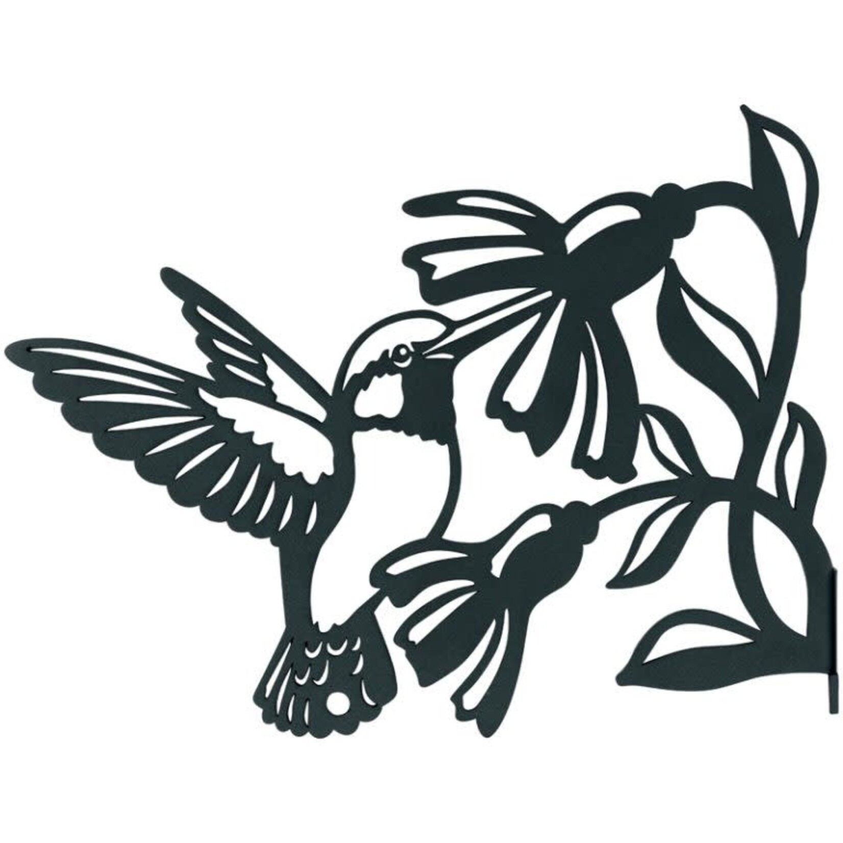 Hummingbird Garden Silhouette