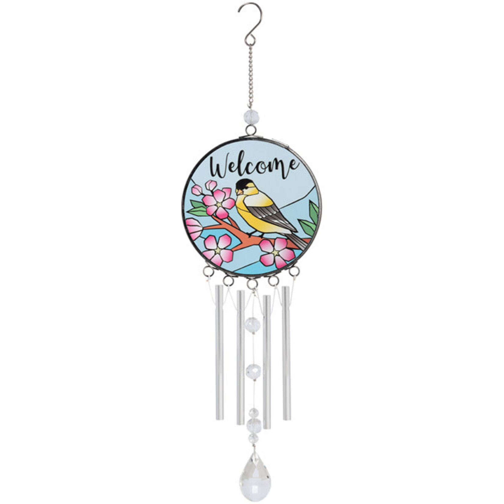 Welcome Stained Glass Chime (I 3)