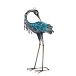 Regal Art & Gift Iridescent Heron Preening   (front of window C)