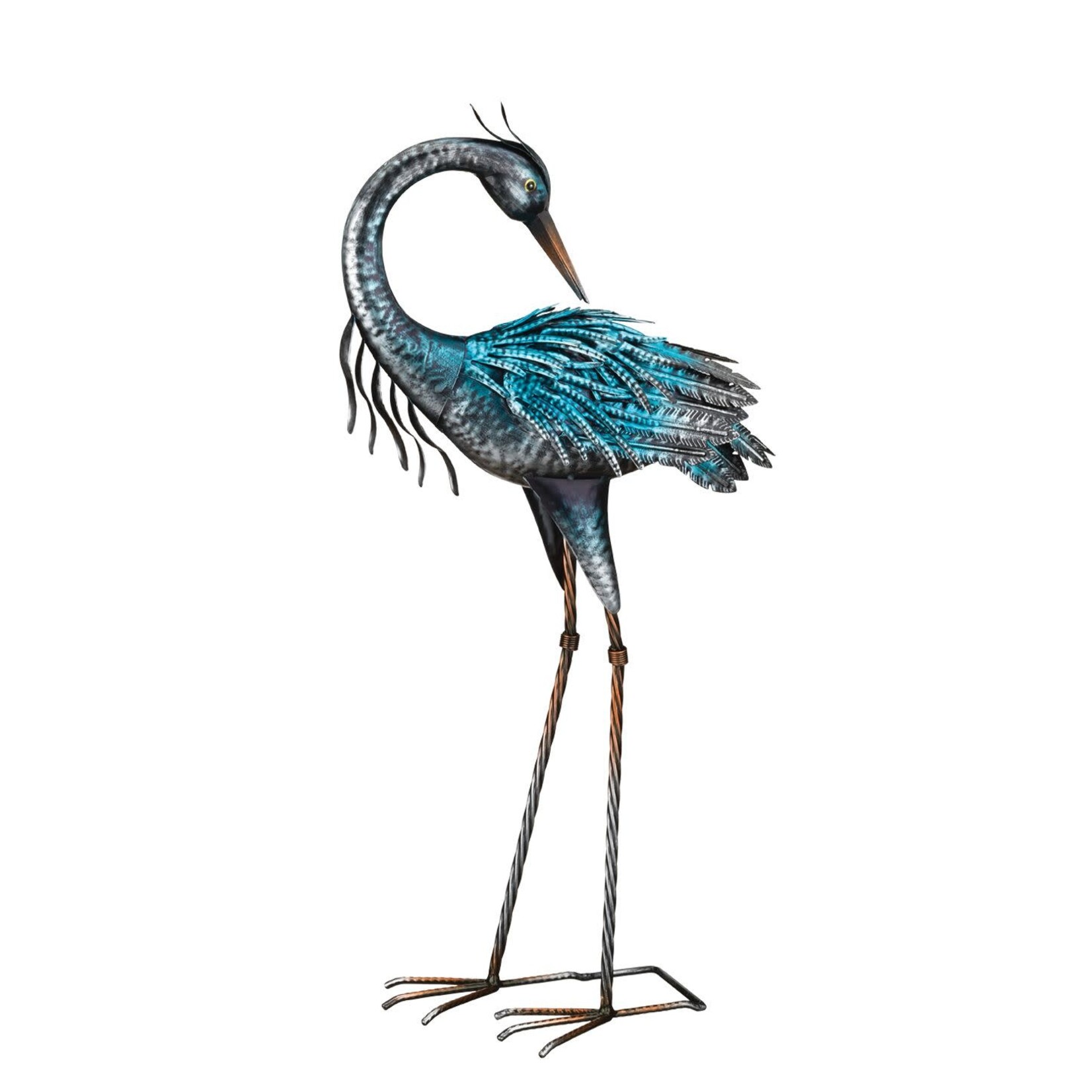 Regal Art & Gift Iridescent Heron Preening   (front of window C)