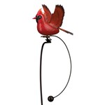 Regal Art & Gift Rocker Bird Stake - Cardinal