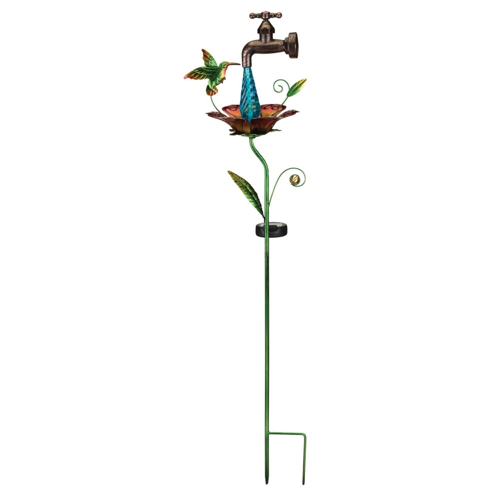 Regal Art & Gift Waterdrop Solar Stake Hummingbird