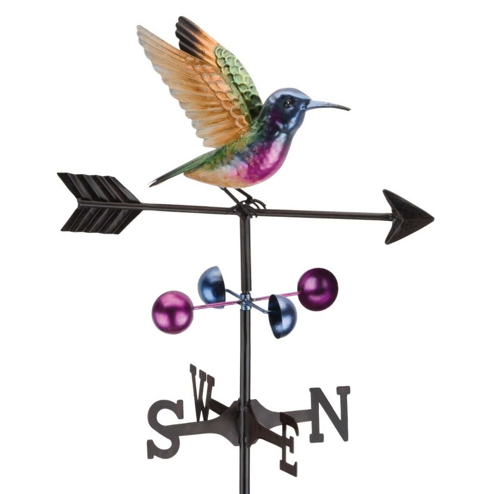 Regal Art & Gift Weathervane Stake - Purple Coronet Hummingbird