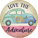Love The Adventure Car Coaster